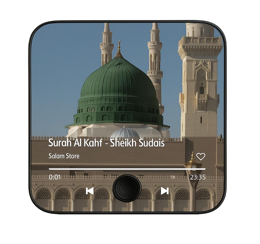 High Quality Custom Quran Music Fridge Large for Ramadan Christmas School Wedding ACryl Plastic Gift Square Shape Home Souvenir
